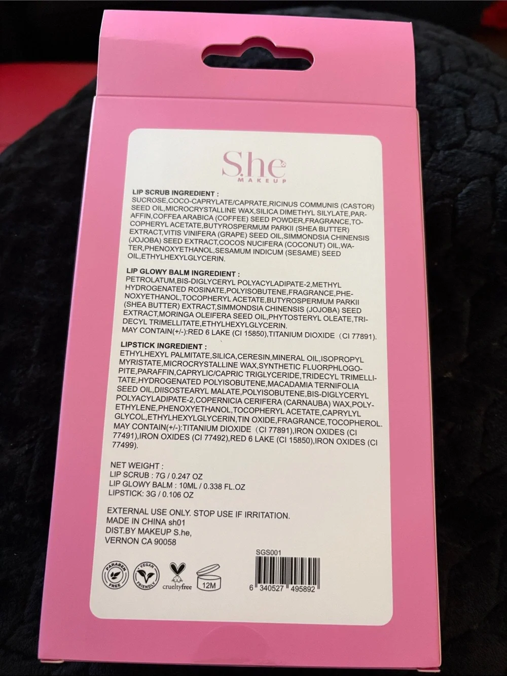 All-In-One Lip Kit — Pink
